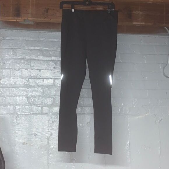 Xersion Black Fitted Leggings with Zipper Pocket - Picture 1 of 4